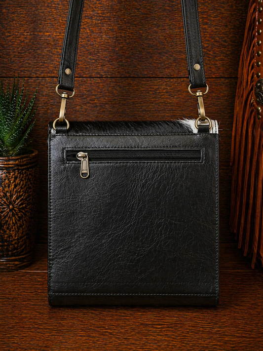 Blacktop Bandit Genuine Leather Mini Crossbody