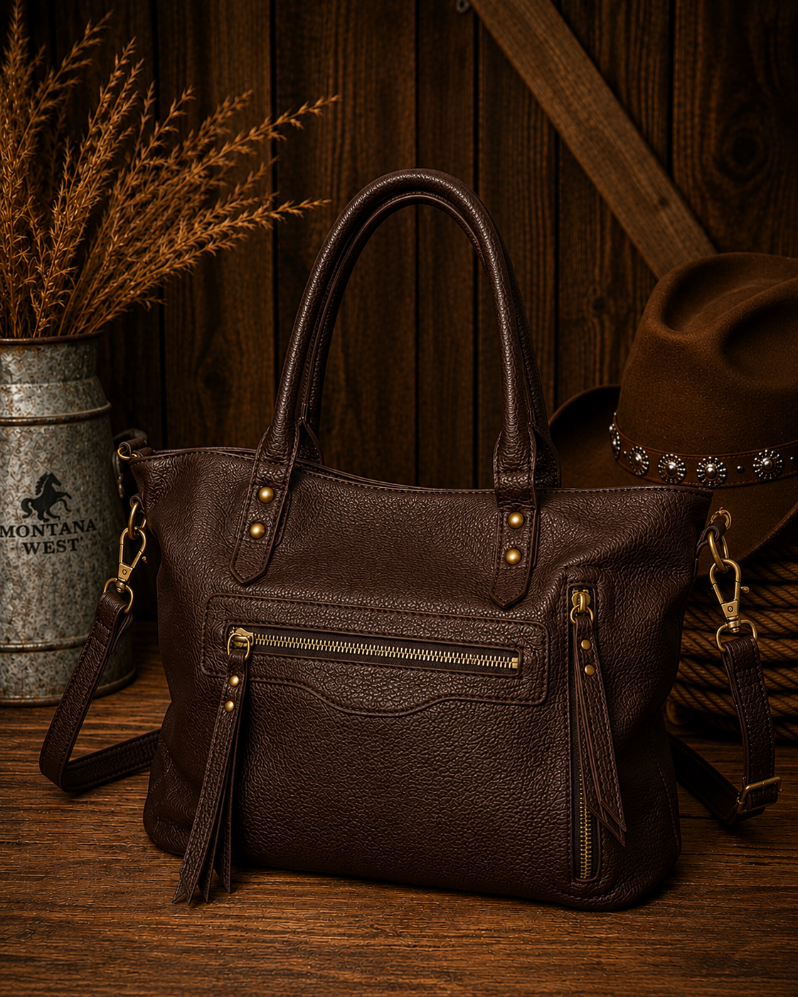 The Raven Run Concealed Carry Hobo Bag