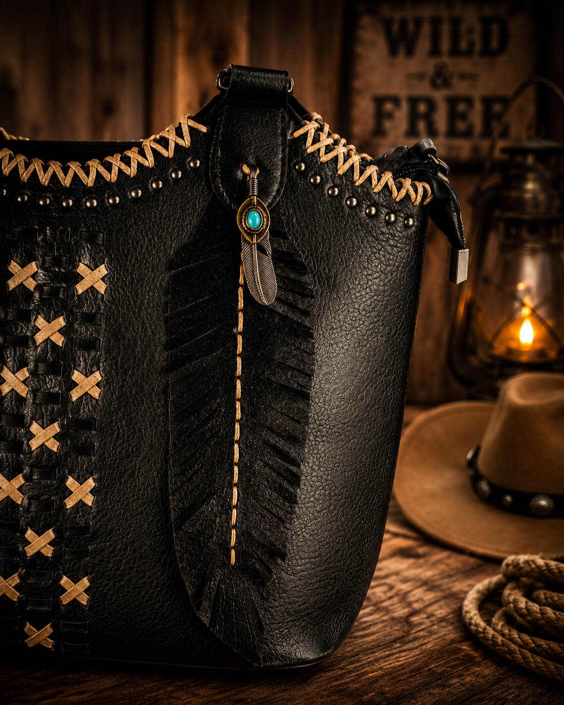 The Outlaw Eclipse Concealed Carry Bucket Shoulder Bag