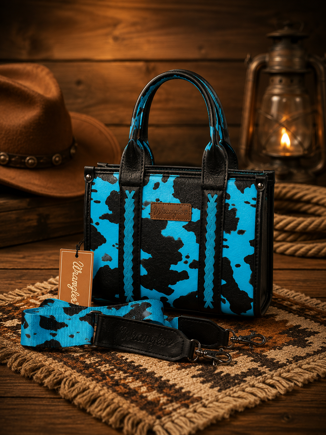 Wrangler Bluebonnet Outlaw Mini Tote