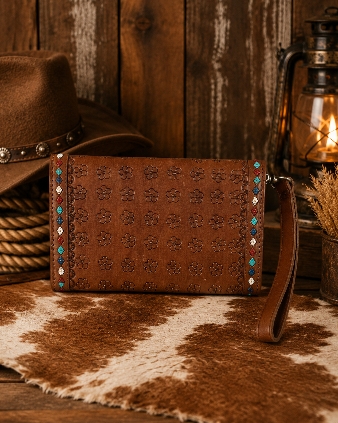 Turquoise Mesa Wristlet Wallet