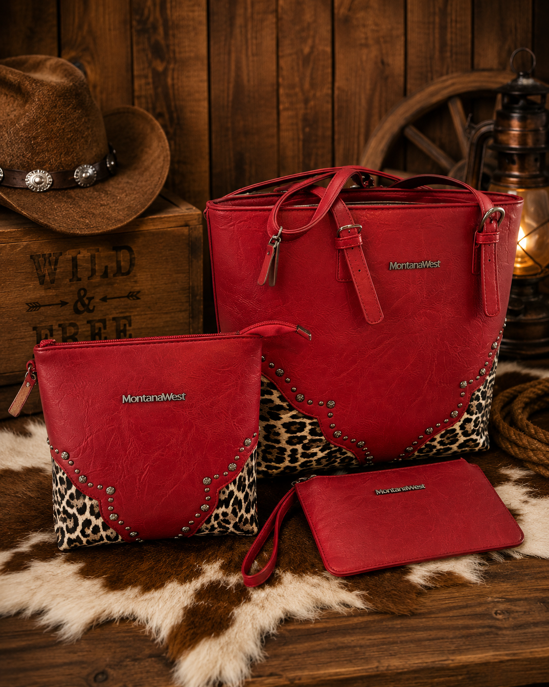 Montana West Crimson Calamity Set