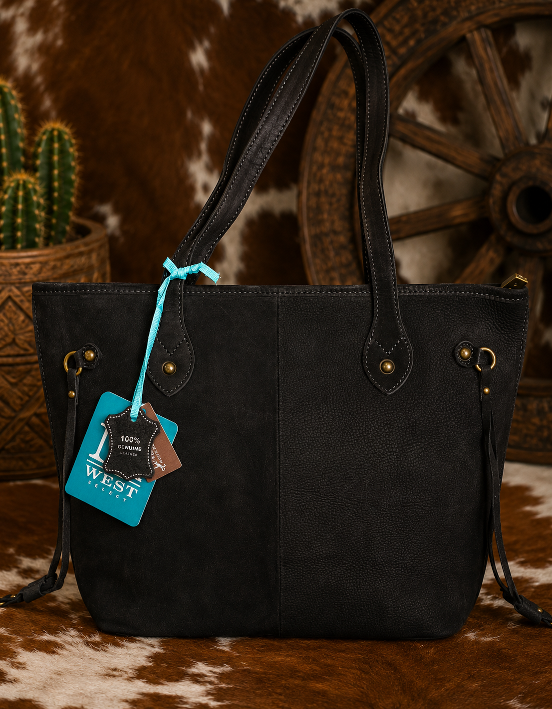 Blackthorn Trail Genuine Suede Leather Concealed Carry Tote