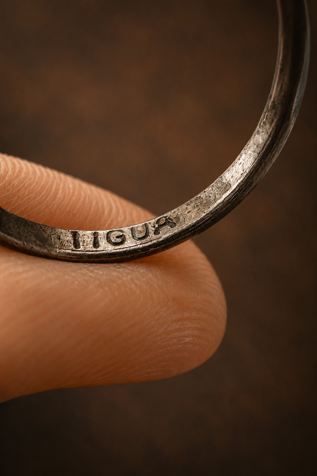 The "Tigua Reserve" Vintage Silver & Sleeping Beauty Turquoise Feather Ring (circa 1970)
