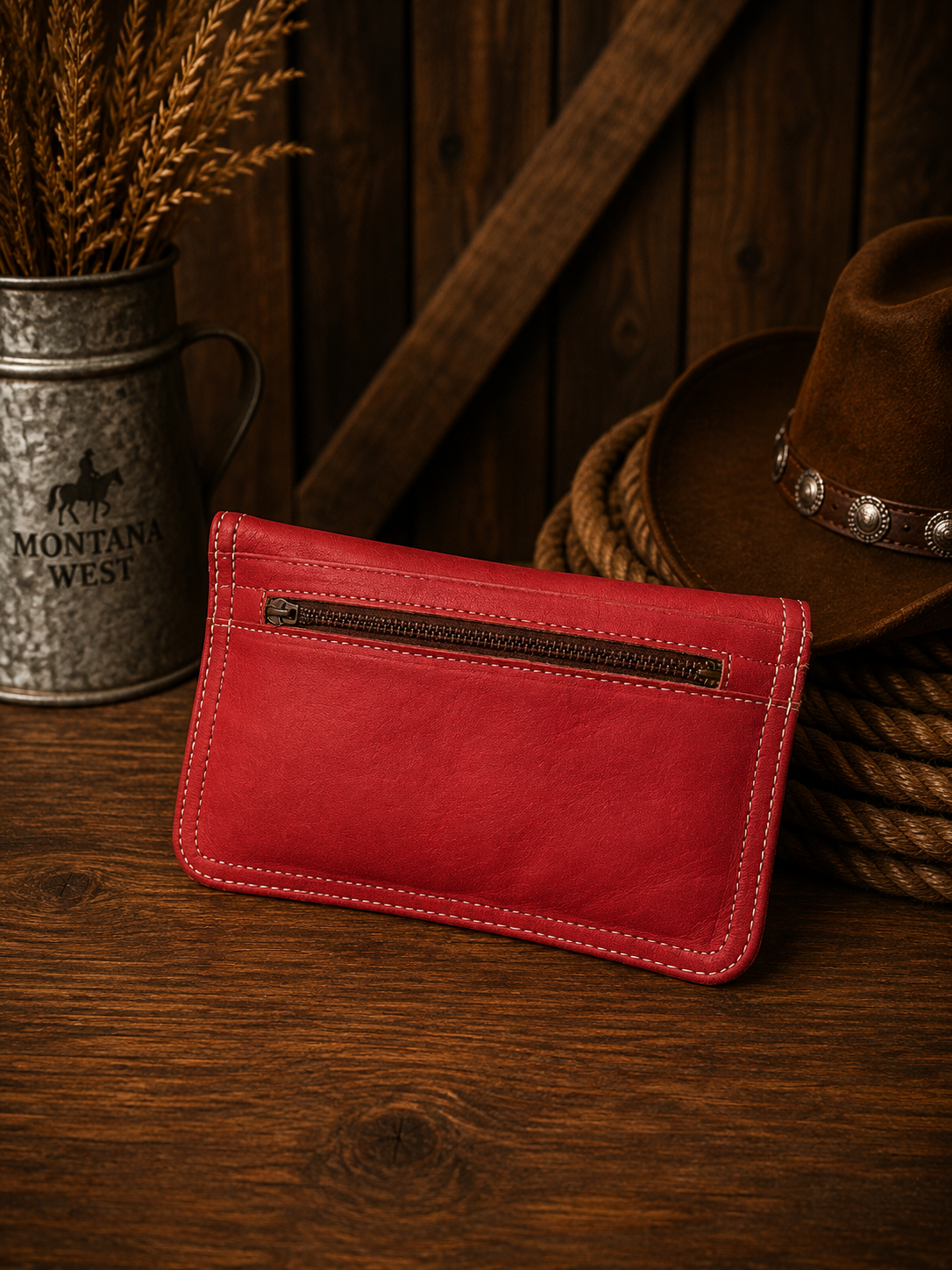 Scarlet Sage Envelope Wallet