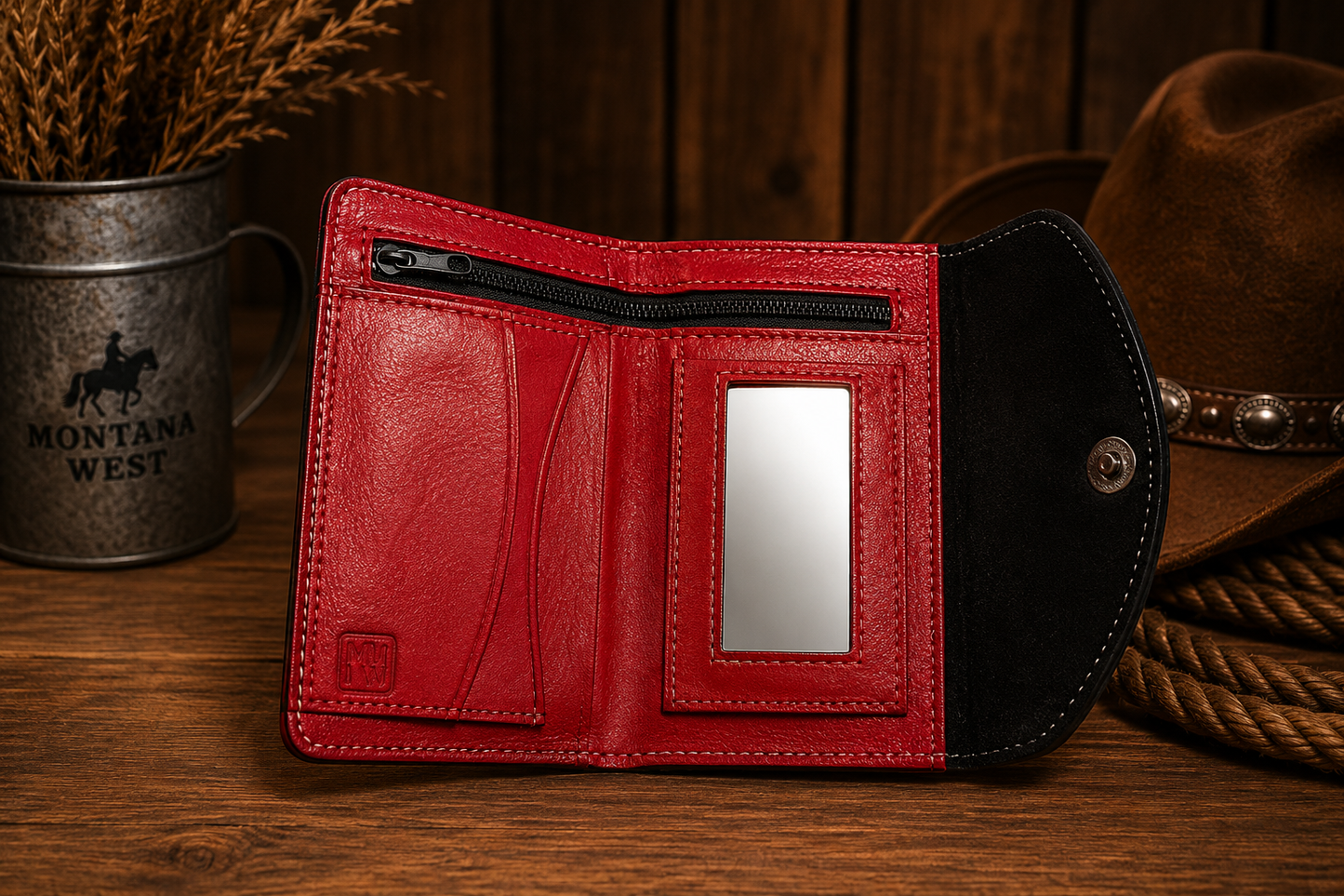 Crimson Canyon Wallet