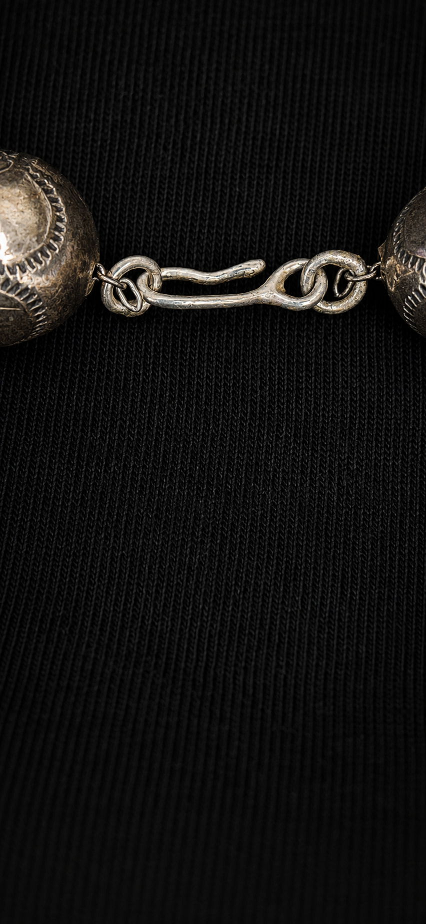 Vintage Authentic Horseshoe Navajo Squash Blossom Necklace