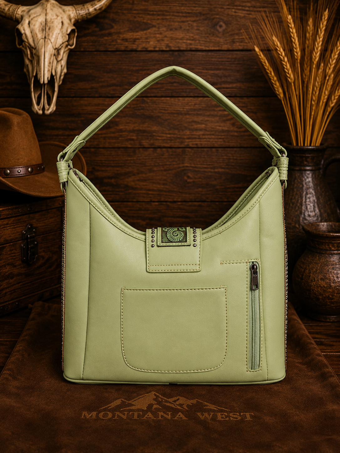 Seafoam Sage Concealed Carry Shoulder Bag
