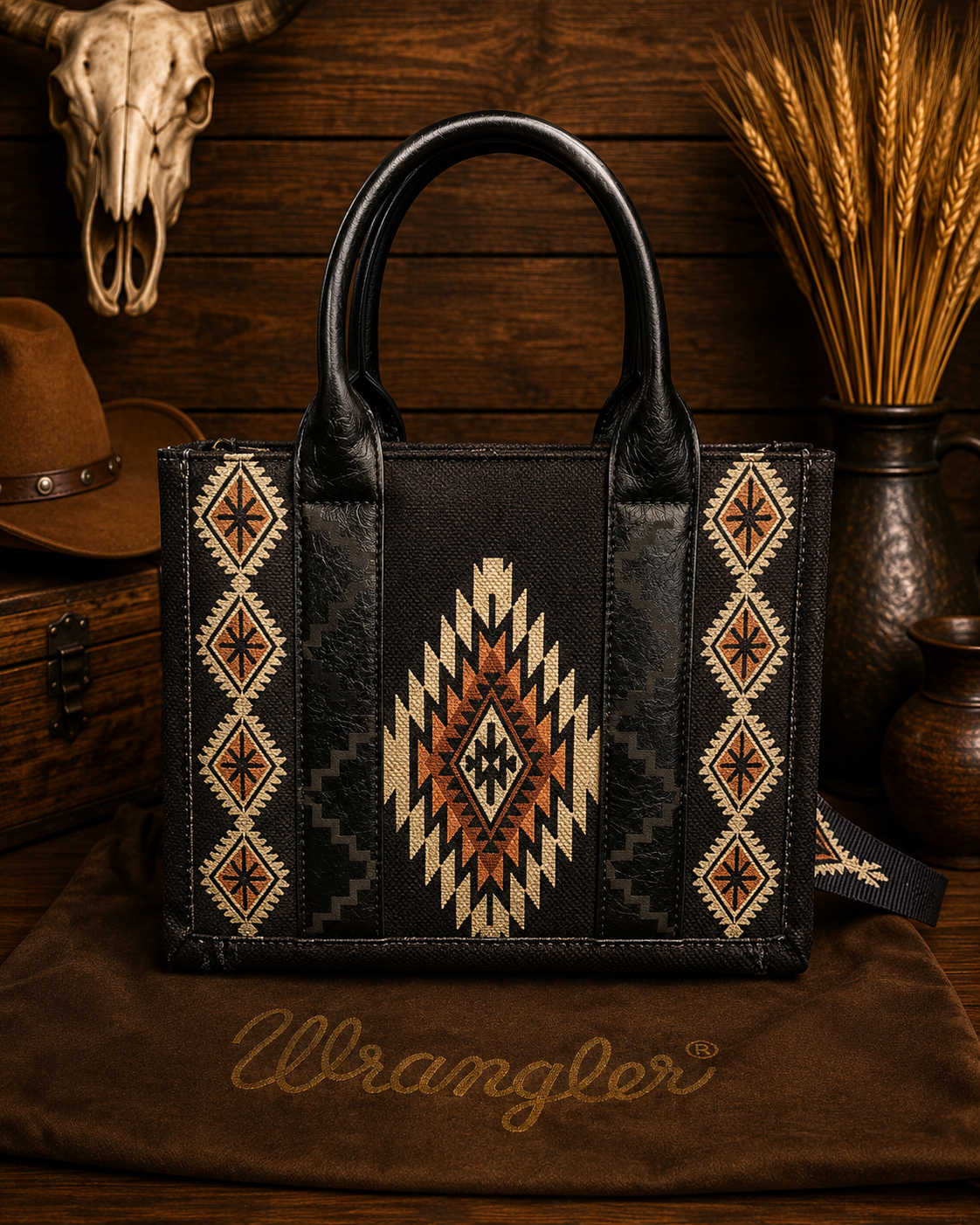 Wrangler Concealed Carry Tote Crossbody