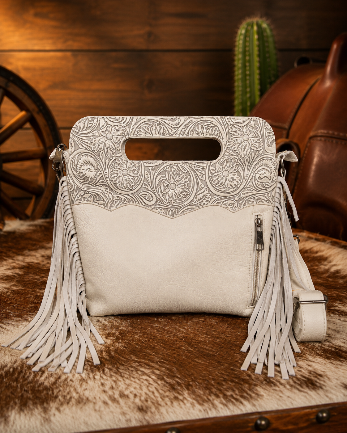 Silver Sage Fringe Concealed Carry Bag